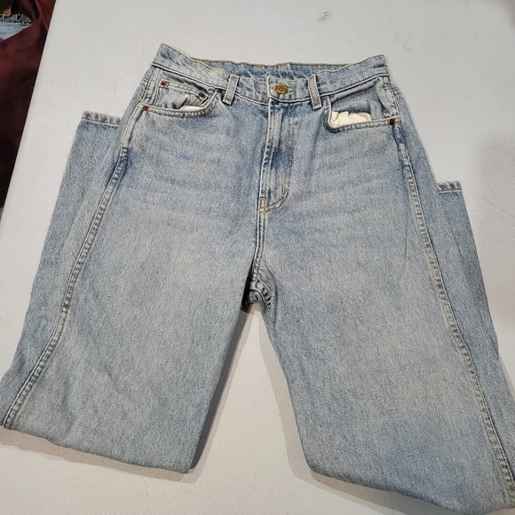 B SIDES Light Blue Straight Leg Jeans - Picture 5 of 6